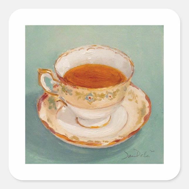 Dekal Fyrkantigt Klistermärke (Framsida)