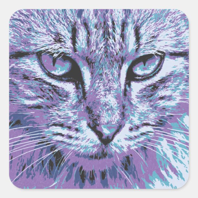 dekal fyrkantigt klistermärke (Framsida)