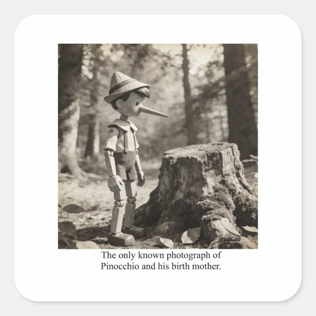 Dekal Fyrkantigt Klistermärke (Framsida)