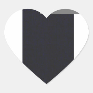 dekal hjärtformat klistermärke