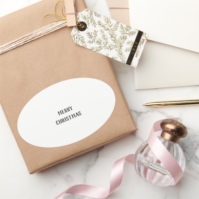 Dekal Ovalt Klistermärke (Gifting)
