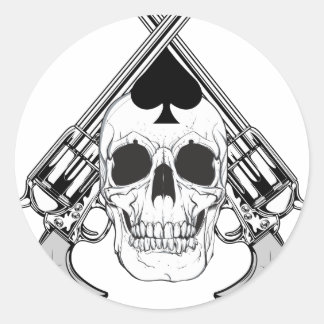 dekal runt klistermärke