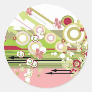 dekal runt klistermärke