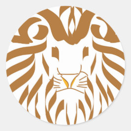 dekal runt klistermärke