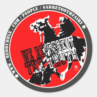 dekal runt klistermärke