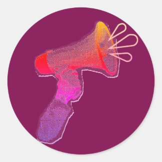 dekal runt klistermärke