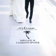 Dekalen handflatan Träd Bröllop Golv vid