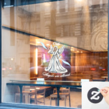 Dekaler för Dreamy Änglar-fönster