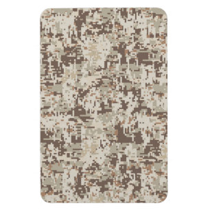 Dekan för Desert Stil Digital Camouflage Beige Dec Magnet
