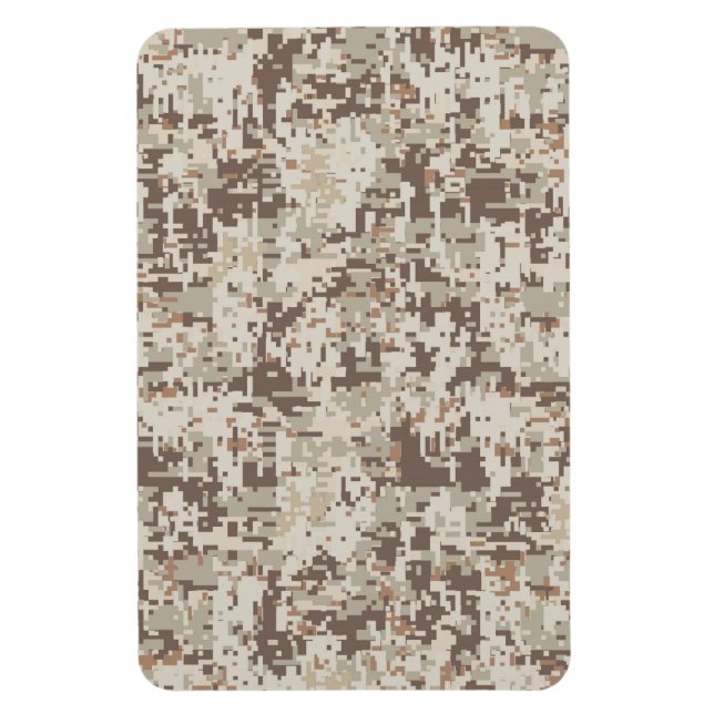 Dekan för Desert Stil Digital Camouflage Beige Dec Magnet (Vertikal)