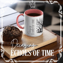 Dekande ekoser av tid kaffemugg