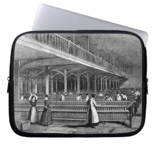 Dekanen mal - det dubblera rummet, 1851 (lithoen) laptop sleeve
