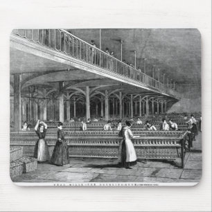 Dekanen mal - det dubblera rummet, 1851 (lithoen) musmatta