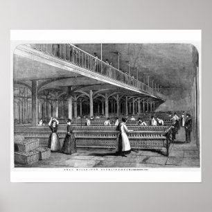 Dekanen mal - det dubblera rummet, 1851 (lithoen) poster