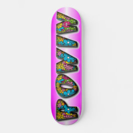 Dekar av RONIN BRAND GIRL-ENHET Mini Skateboard Bräda 18,5 Cm