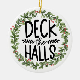 Dekar Halls Watercolor Wandeans Julgransprydnad Keramik
