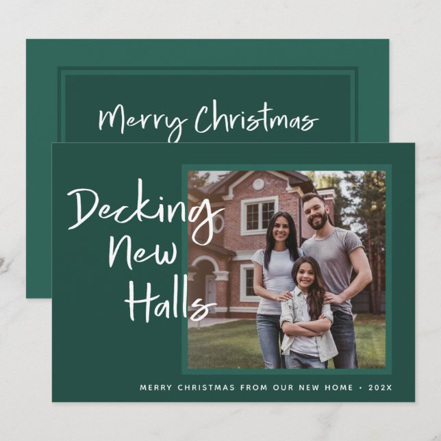 Dekar nya väggar | Grönt Flytta Meddelande (Fram/baksida)