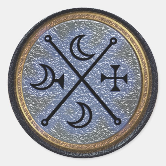 dekarabia runt klistermärke (Framsida)