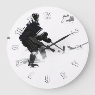 Deke - Hockey Player Stor Klocka