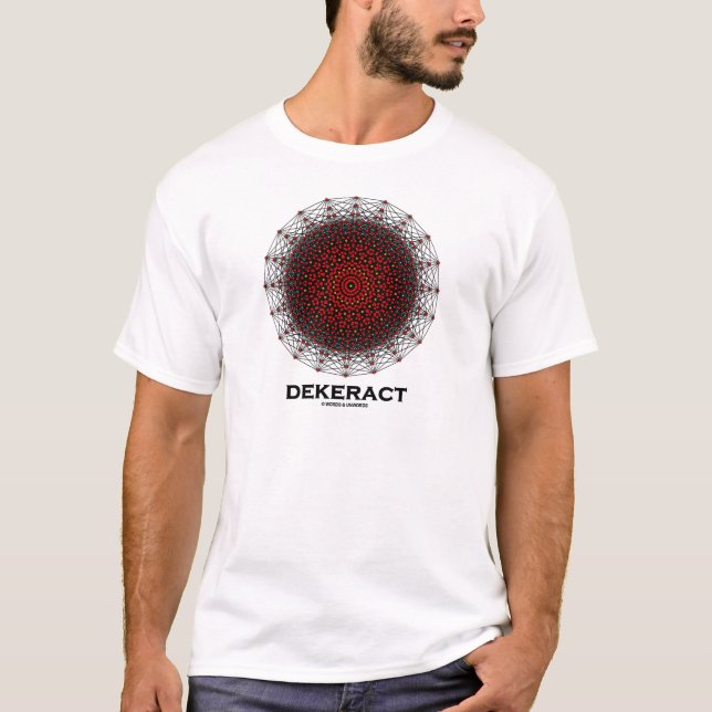 Dekerat (10-Dimensional Hypercube) T Shirt (Framsida)
