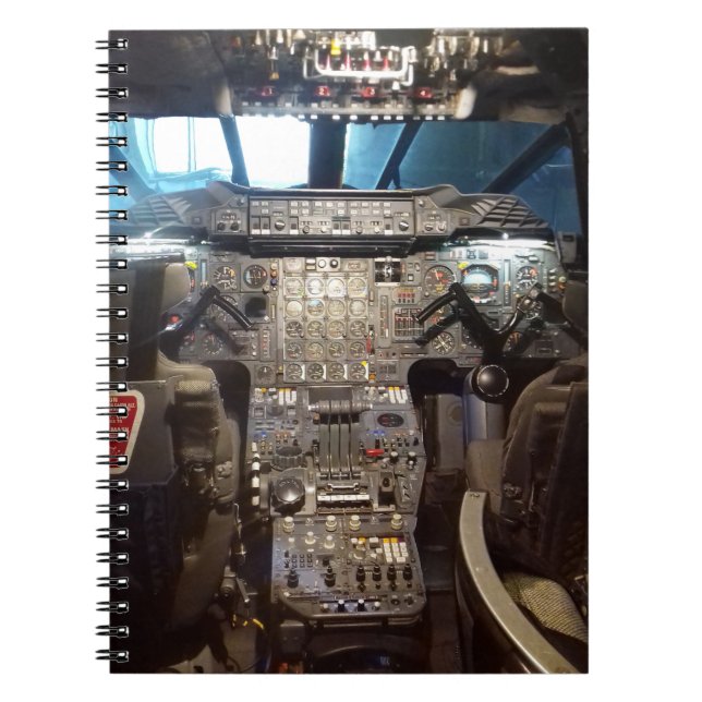 Dekfoto för överljudsflygplan anteckningsbok (Framsidan)