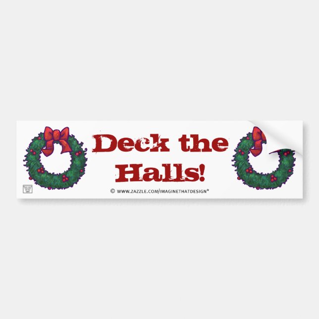 Dekk Halls Boughs of Holly Bildekal (Framsidan)