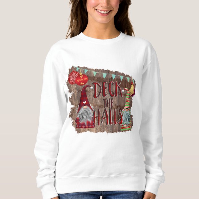 Dekk Halls Gnomes och Baubles T Shirt (Framsida)