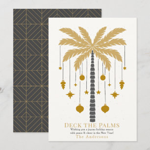 Dekka den ornamiska julen i Handflatan Golden Hand