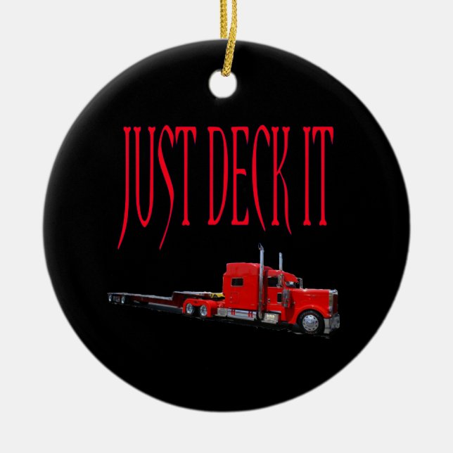 Dekka det bara julgransprydnad keramik (Framsidan)