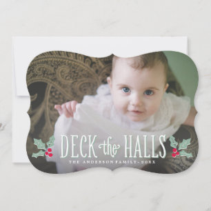 Dekka Halls   Helgdag-fotokort Julkort