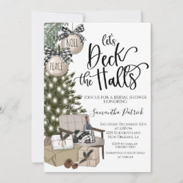 Dekka Halls-julen Inbjudningskort för möhippan