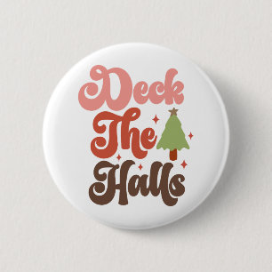 Dekka Halls Retro Groovy-Helgdagarna Knapp