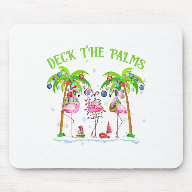 Dekka Handflatan Flamingo Tropical Jul Ljus Musmatta (Framsidan)