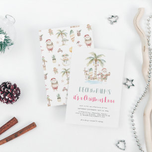 Dekka Handflatan Roligt Tropical Jul Luau Inbjudningar