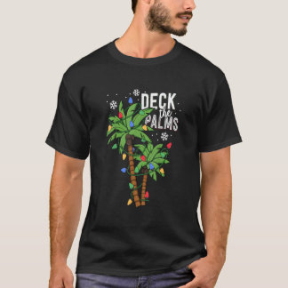 Dekka Handflatan Tropical Hawaii Handflatan Träd L T Shirt