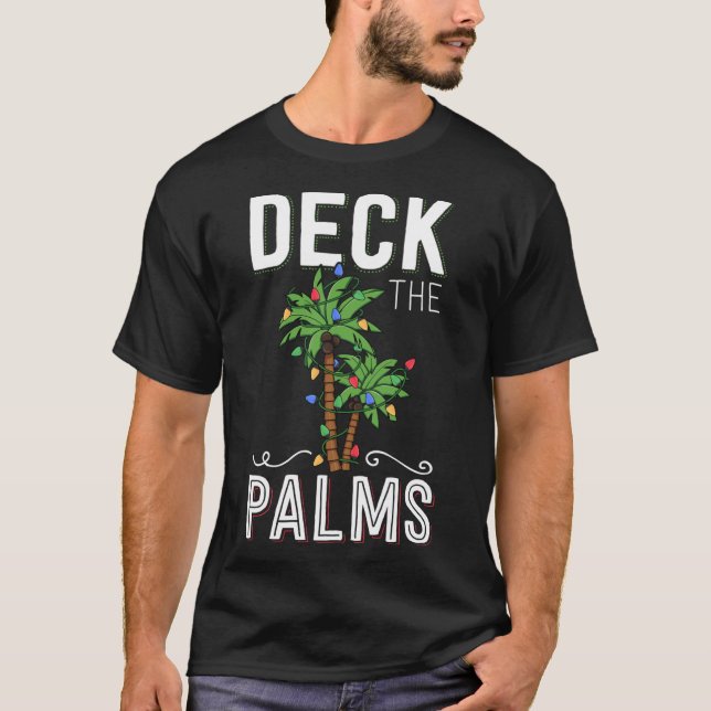 Dekka Handflatan Tropical Hawaii jul Handflatan Tr T Shirt (Framsida)