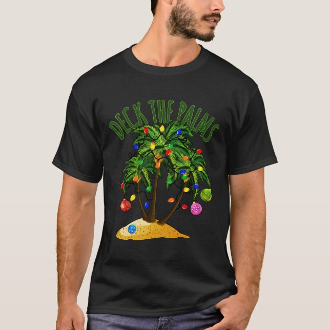 Dekka Handflatan Tropical Hawaii jul Handflatan Tr T Shirt (Framsida)