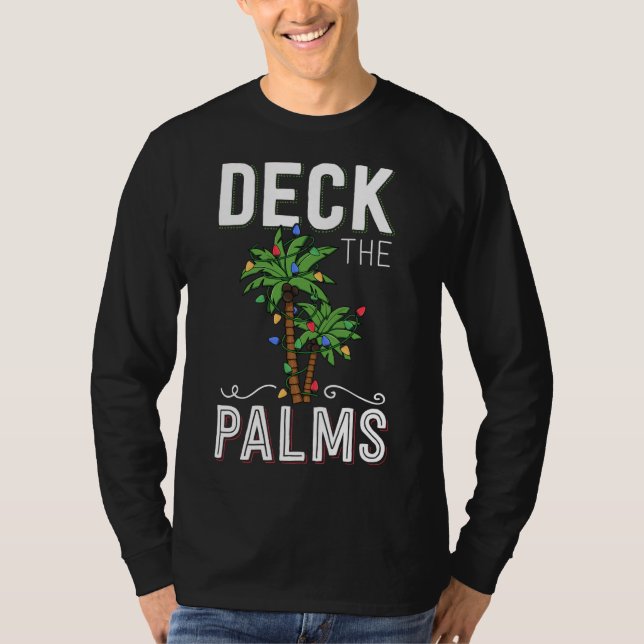 Dekka Handflatan Tropical Hawaii jul Handflatan Tr T Shirt (Framsida)