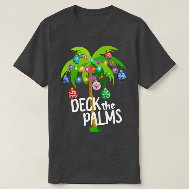 Dekka Handflatan Tropical Hawaii jul Handflatan Tr T Shirt (Design framsida)