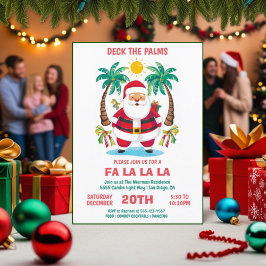Dekka inbjudan till Handflatan Tropical Jul Party