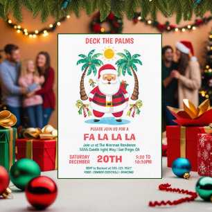 Dekka inbjudan till Handflatan Tropical Jul Party