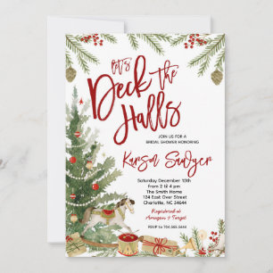 Dekka Möhippan Halls jul Inbjudningar