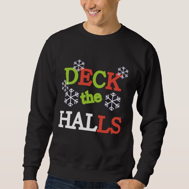 Dekka T-shirts och presenter i Halls Lång Ärmad Tröja (Framsida)