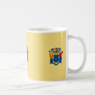Deklaration för Statlig flagga i new jersey Kaffemugg