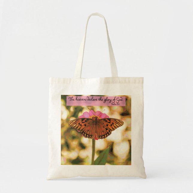 Deklarationer Bilder Butterfly tote bag Tygkasse (Framsidan)