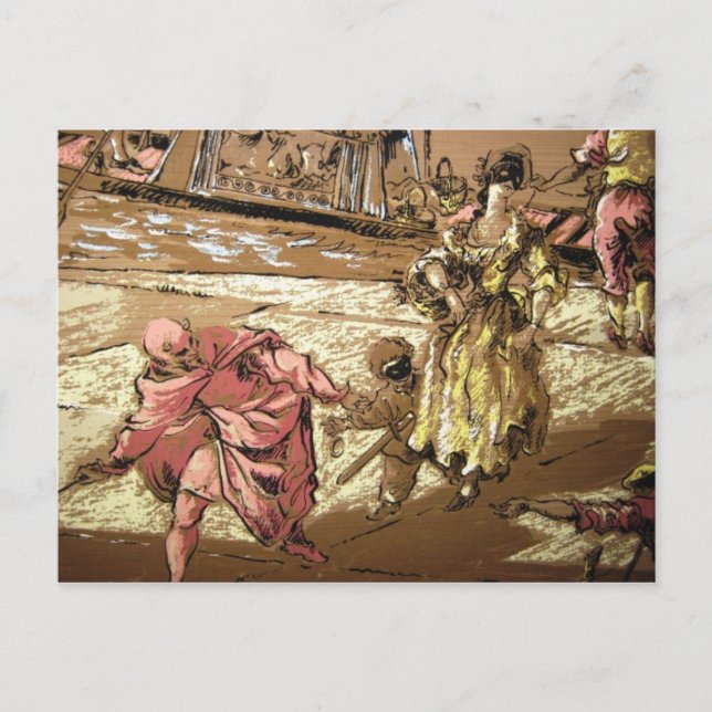 Dekning med Djävulen Vykort (Framsida)