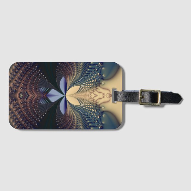 Dekning på en stift - Anpassningsbar - resagemärkn Bagagebricka (Framsida horisontal)