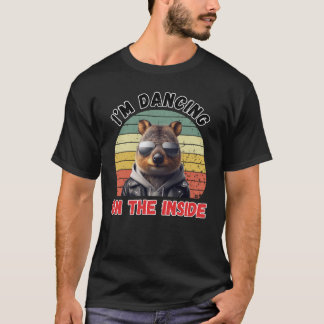 Dekning på insidan - Quokka Stil T Shirt