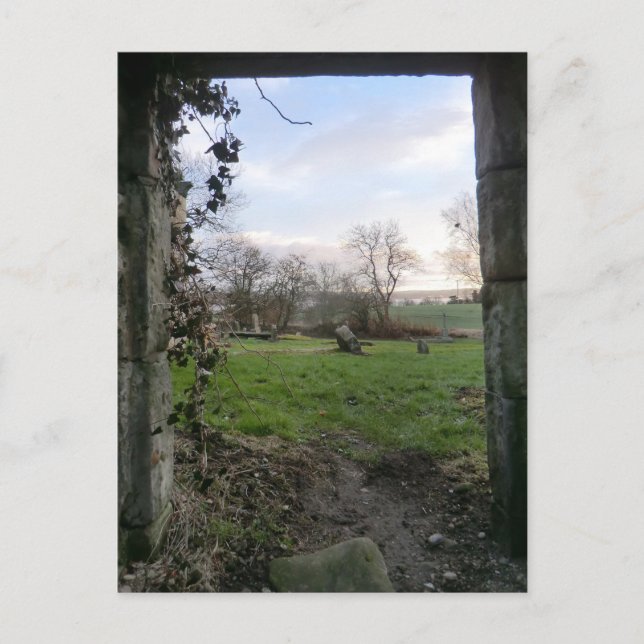 Dekningen av Dagen Thru och övergivna Kirk Door Vykort (Framsida)