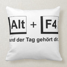 Dekokissen Alt+F4 Kudde